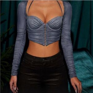 Oh Polly Noelle Corset Long Sleeve